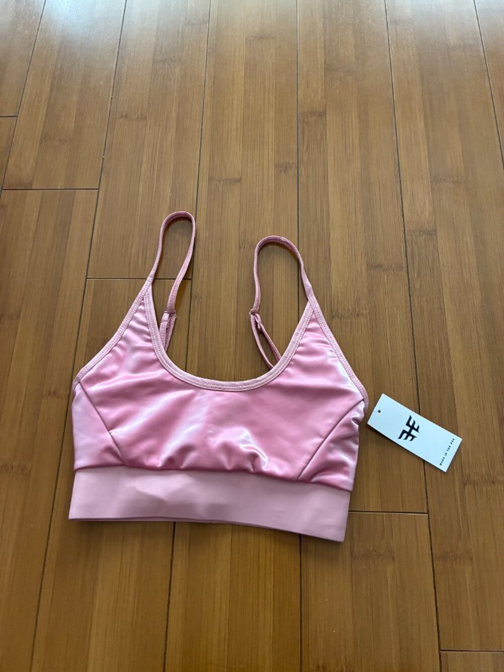 Heroine sports pink breathe bra in ballet - women's XS NWT